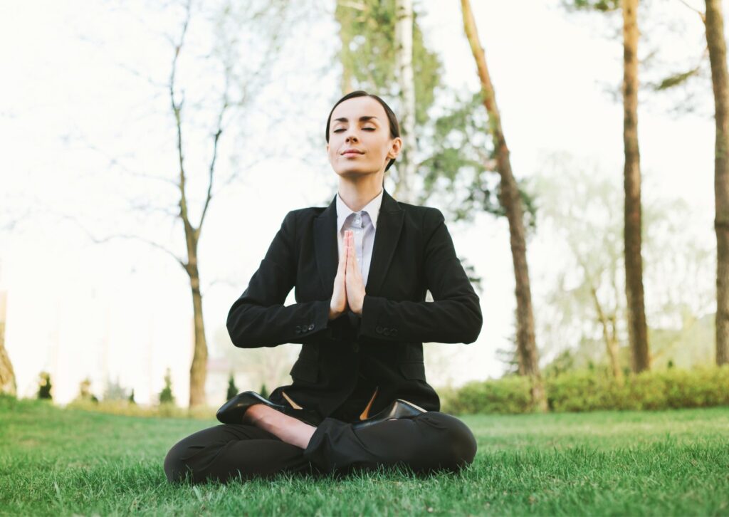 ffice yoga wellbeing activity for the workplace