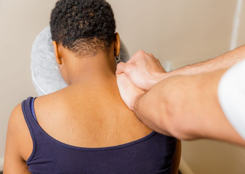 lady-getting-chair-massage-at-work