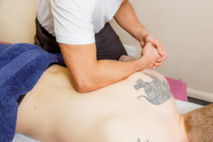 Back Massage to relieve pain