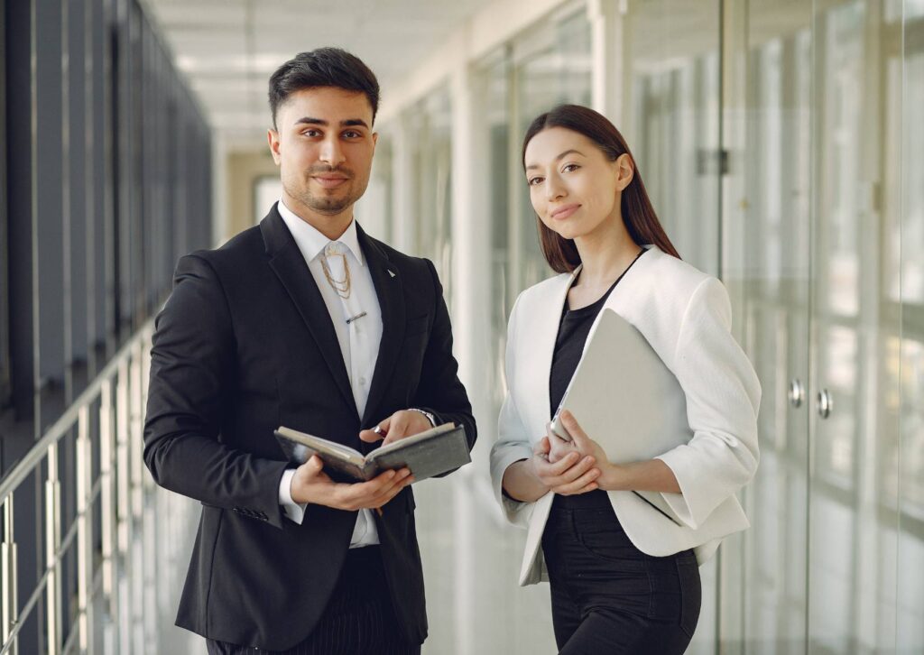 man-and-woman-at-work