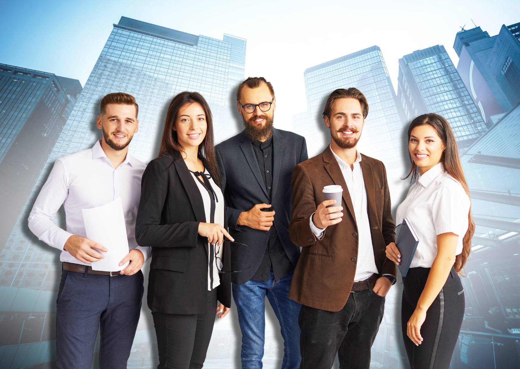 staff-smiling-Infront-of-a-corporate-building