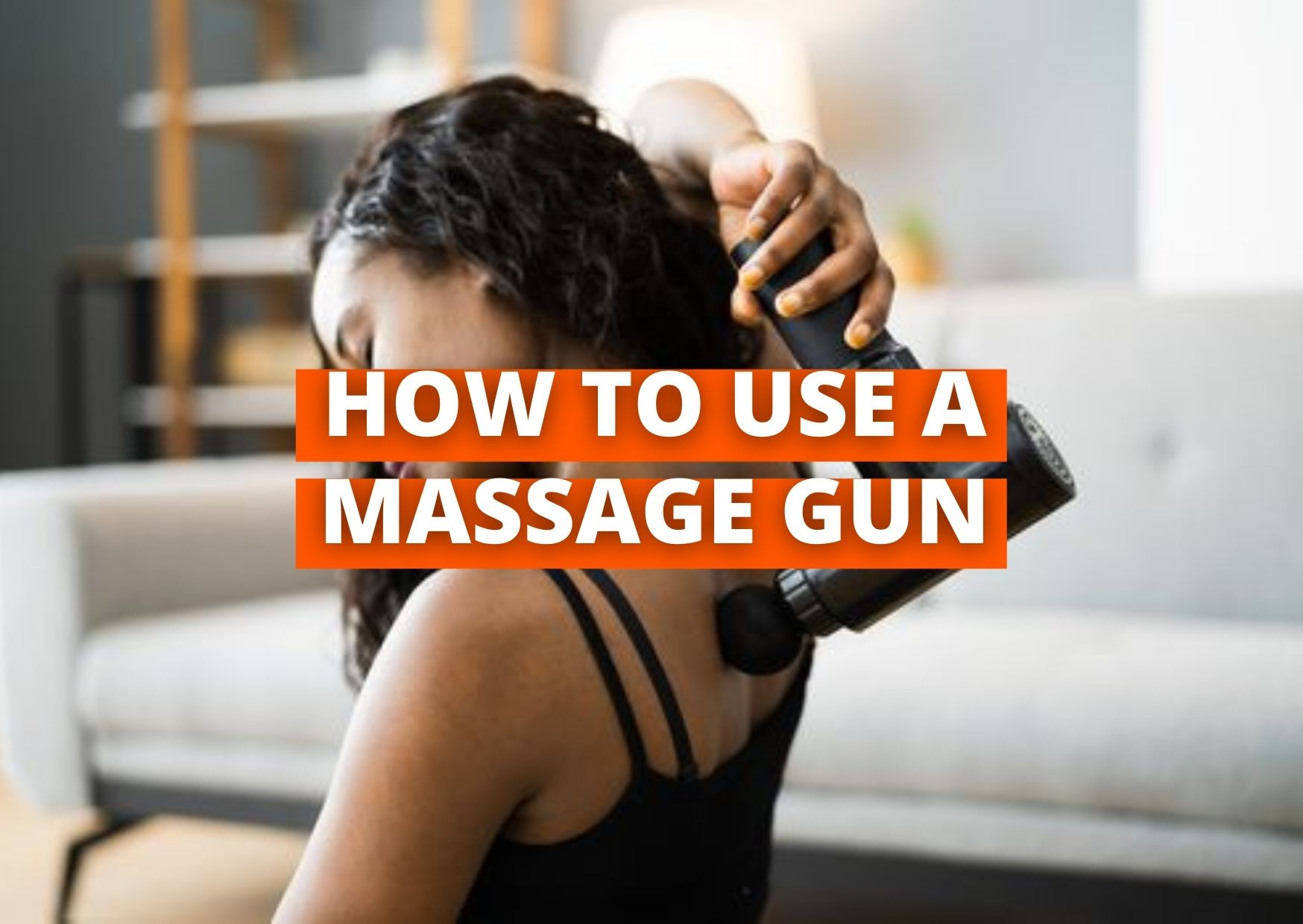 how to use a massage gun