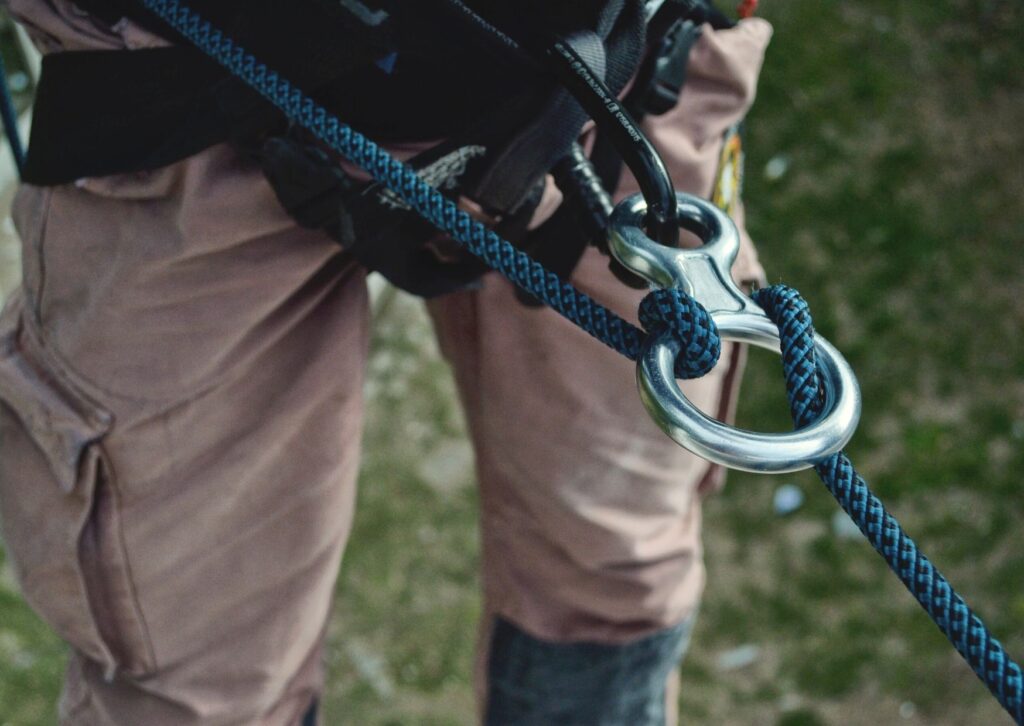 abseiling as a staff treat