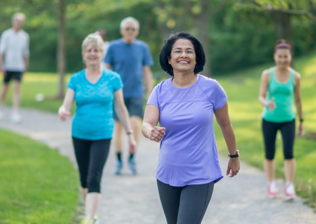 ladies walking