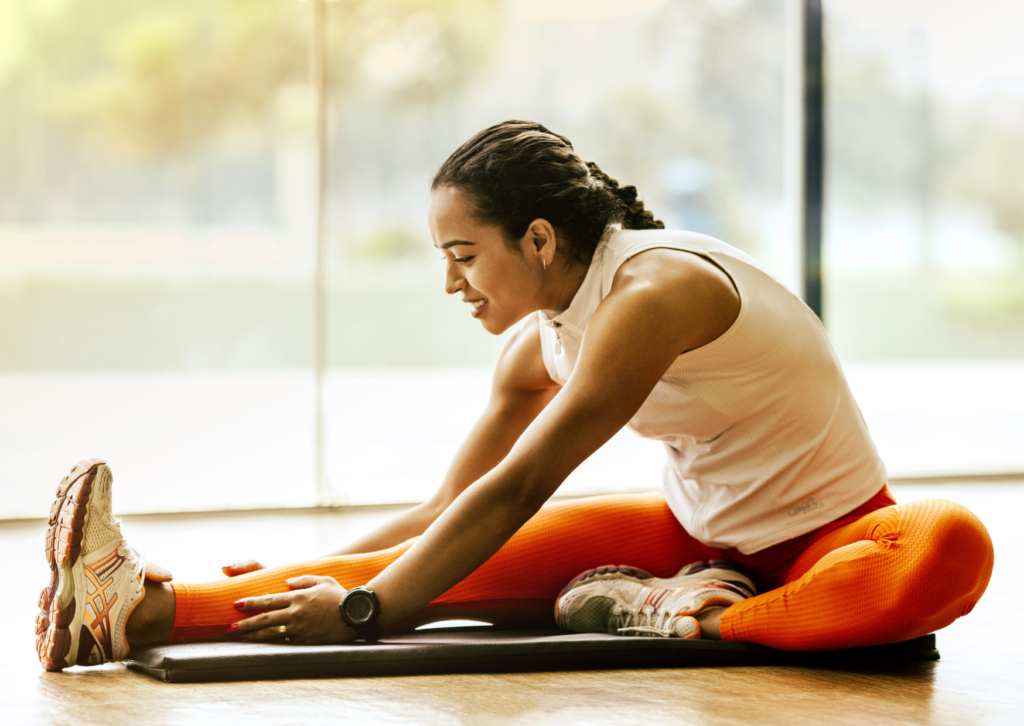 exercising on national fitness day